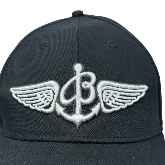 Breitling Strapback Hat Golf Sailing Cap Men's OS Black 100% Cotton OEM Genuine - Picture 2 of 9